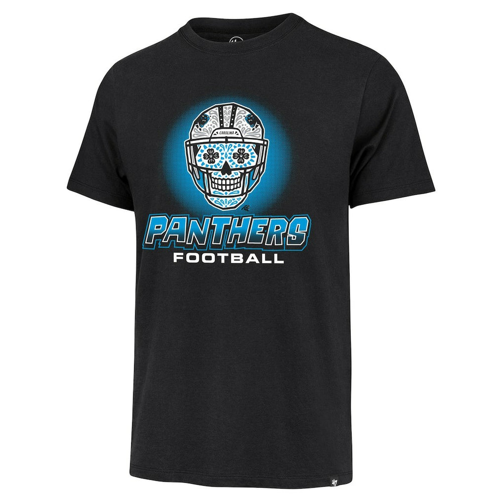 Carolina Panthers '47 Sugar Skull T-Shirt - Black - 47 brand