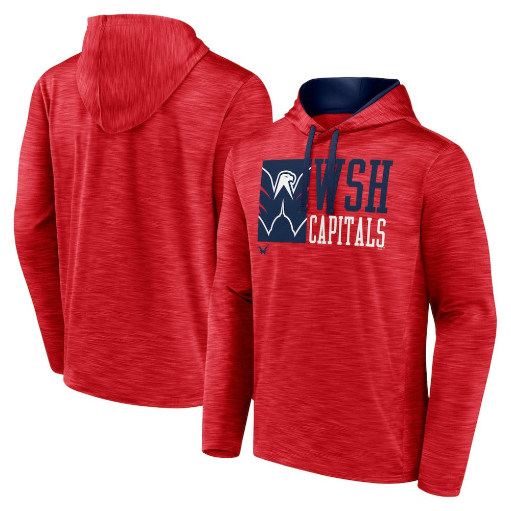 Washington Capitals Fanatics Never Quit Pullover Hoodie - Red | Fanatics on sale