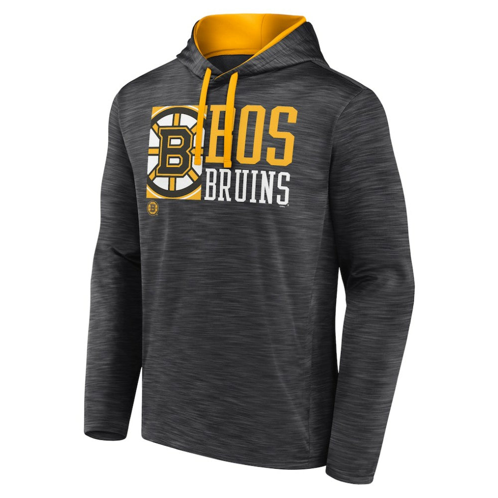 Boston Bruins Fanatics Never Quit Pullover Hoodie - Charcoal | Fanatics on sale