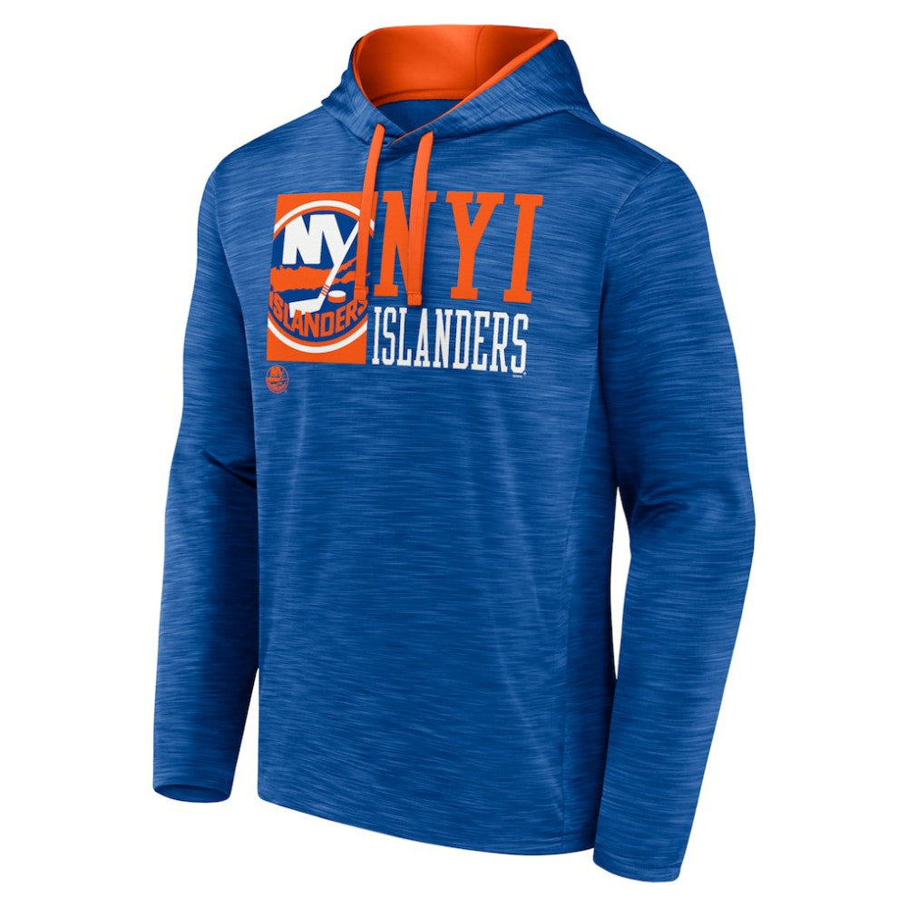 New York Islanders Fanatics Never Quit Pullover Hoodie - Royal | Fanatics discount