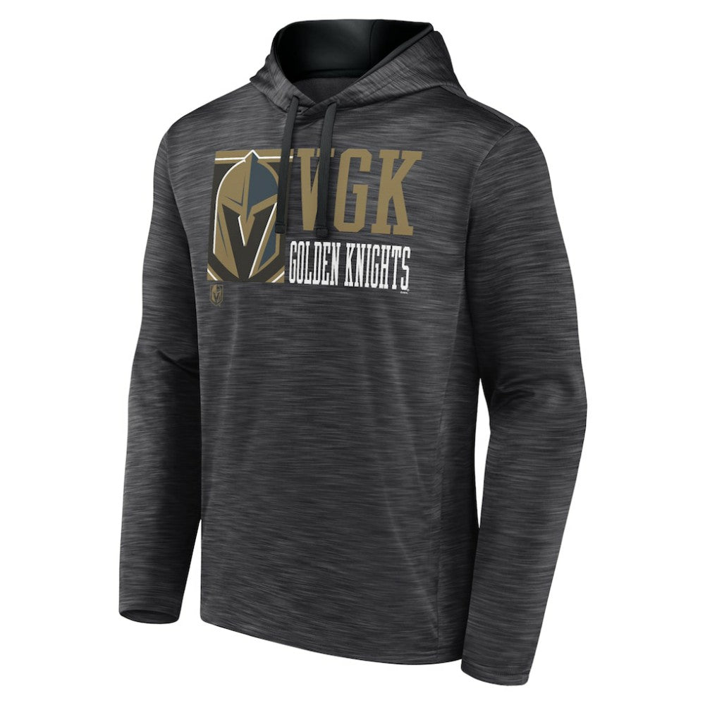 Vegas Golden Knights Fanatics Never Quit Pullover Hoodie - Charcoal | Fanatics Lifestyle