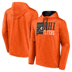 Philadelphia Flyers Fanatics Never Quit Pullover Hoodie - Orange | Fanatics Clearance