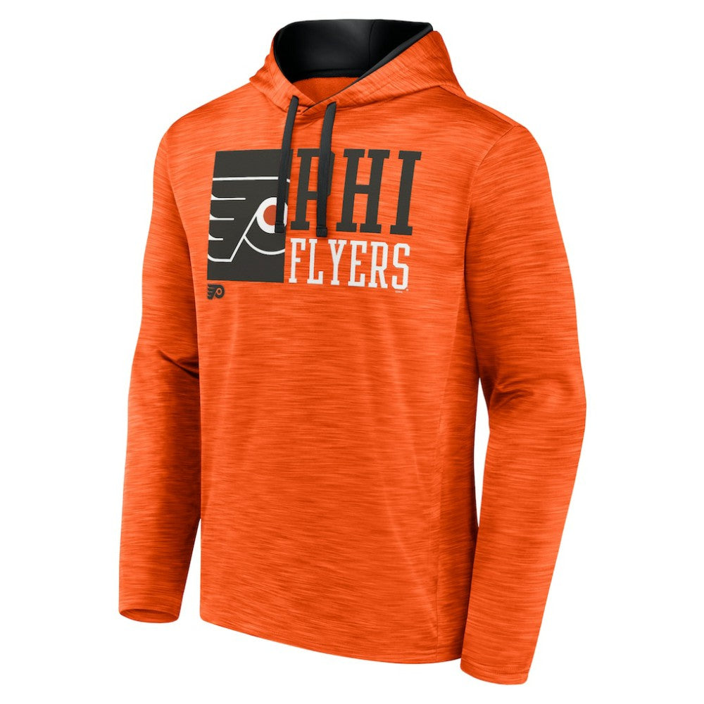 Philadelphia Flyers Fanatics Never Quit Pullover Hoodie - Orange | Fanatics Clearance