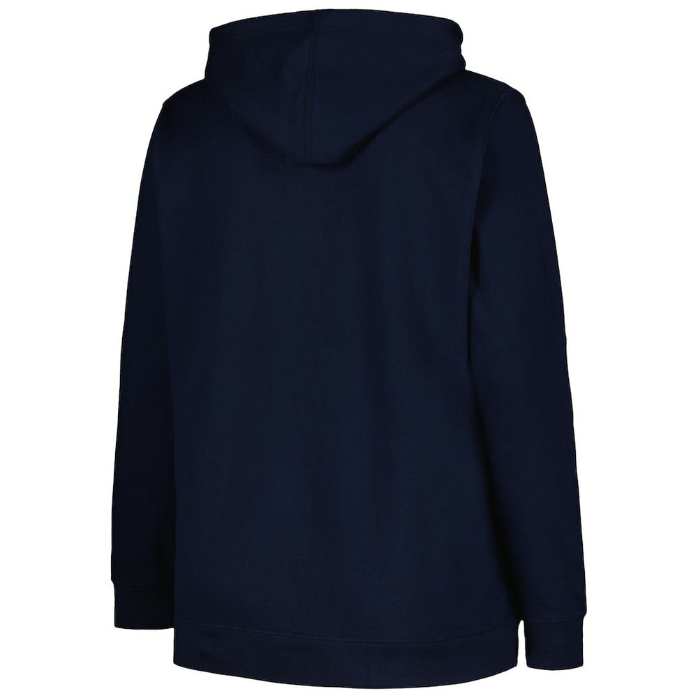 Chicago Bears Women's Plus Size Heart and Soul V-Neck Pullover Hoodie - Navy - Fanatics