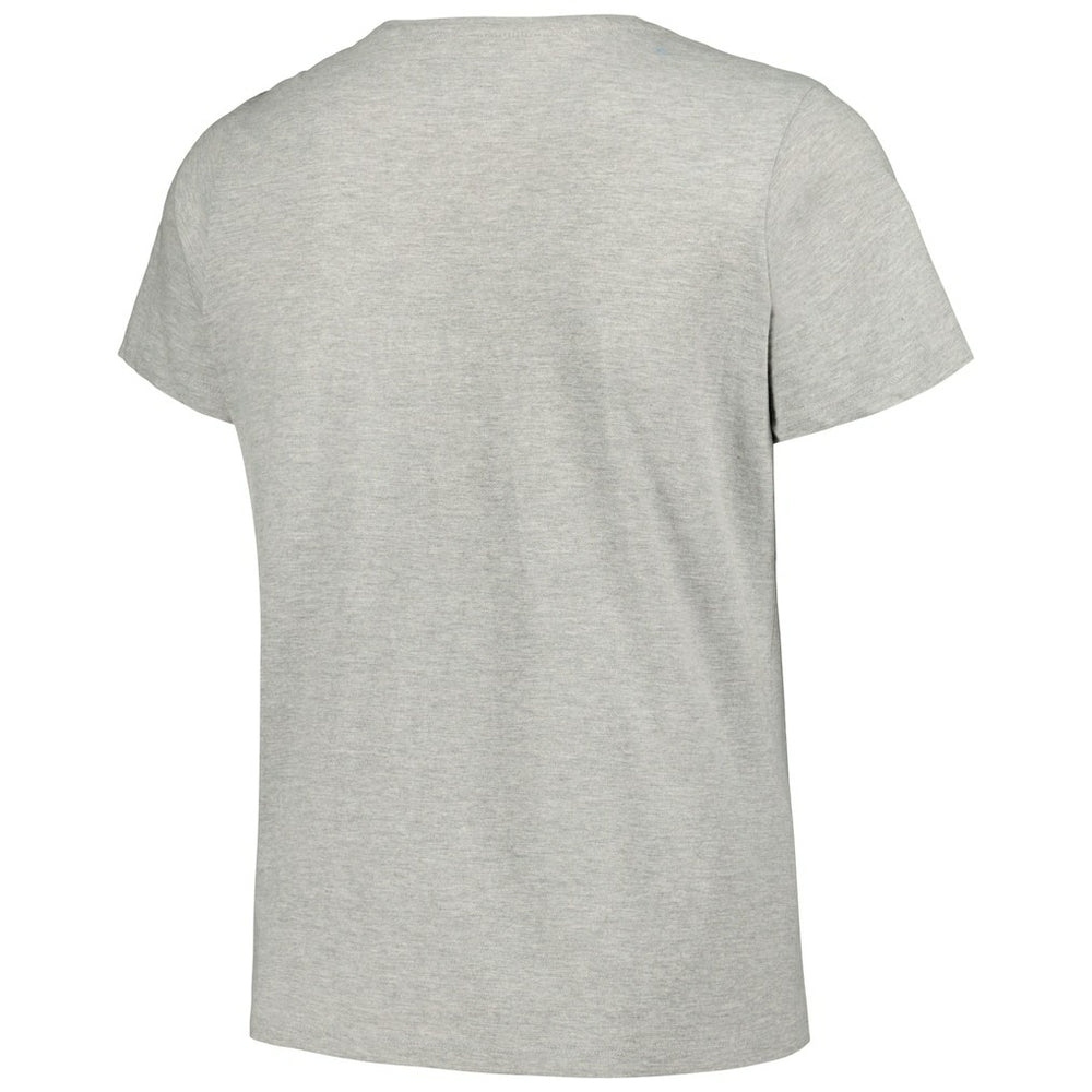 New Orleans Saints Women's Plus Size Arch Over Logo T-Shirt - Heather Gray - Fanatics