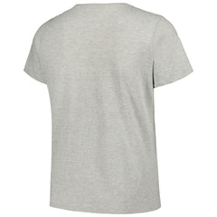 New Orleans Saints Women's Plus Size Arch Over Logo T-Shirt - Heather Gray - Fanatics