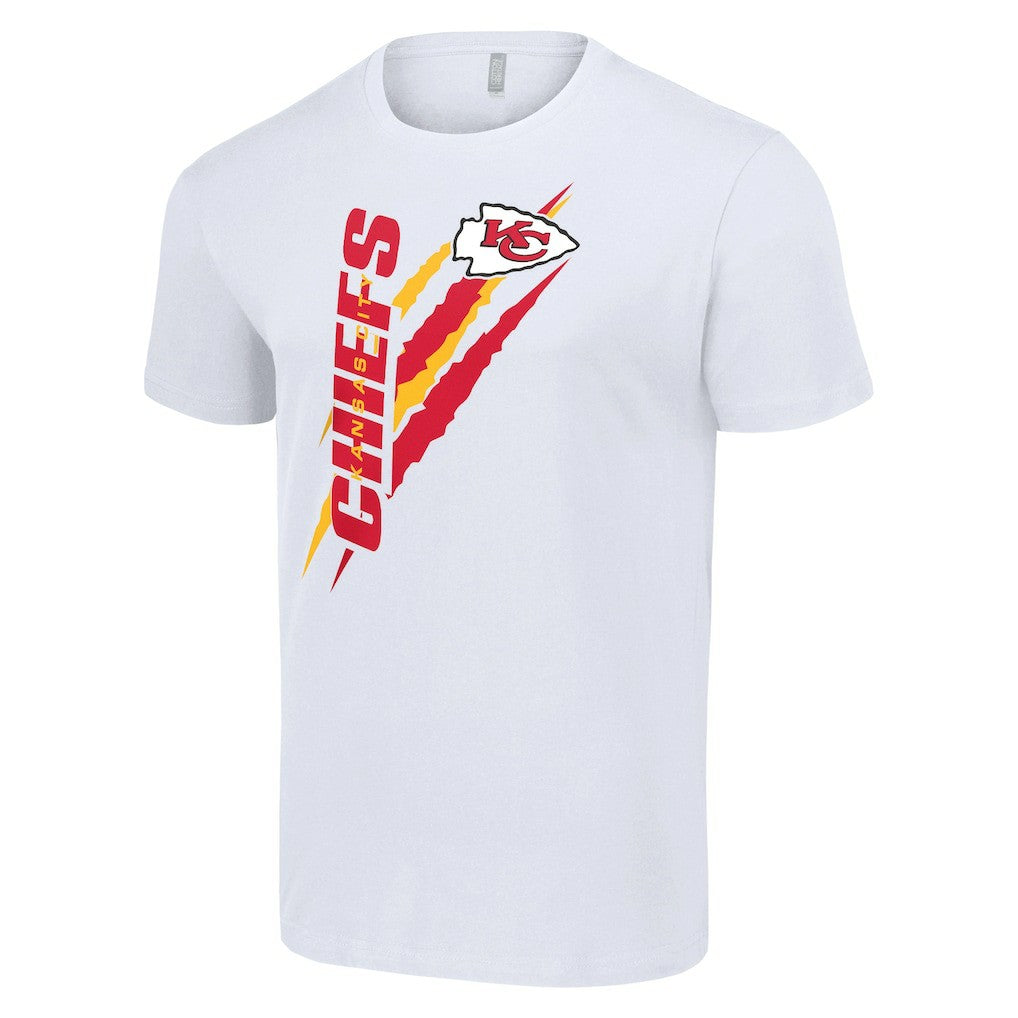 Kansas City Chiefs Starter Color Scratch T-Shirt - White - NFL