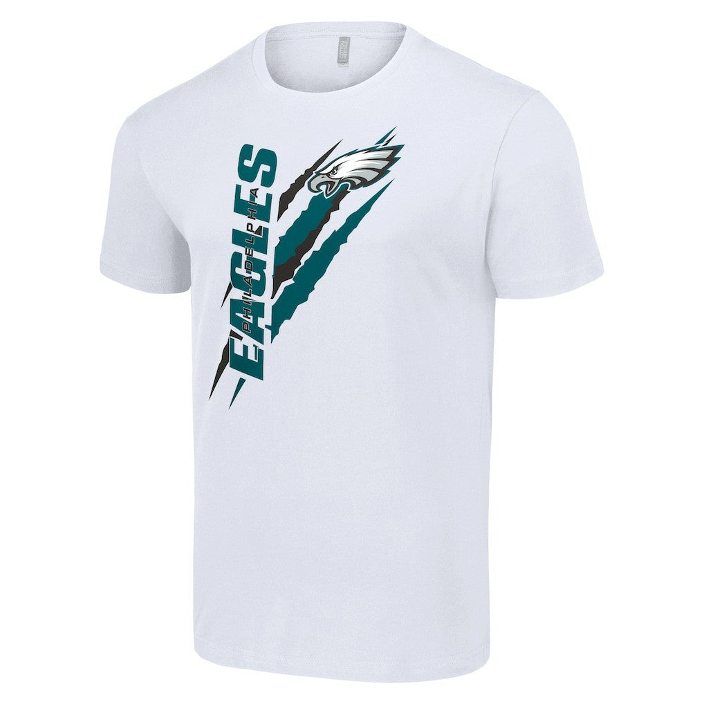 Philadelphia Eagles Starter Color Scratch T-Shirt - White - NFL