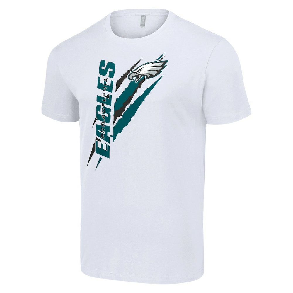 Philadelphia Eagles Starter Color Scratch T-Shirt - White - NFL