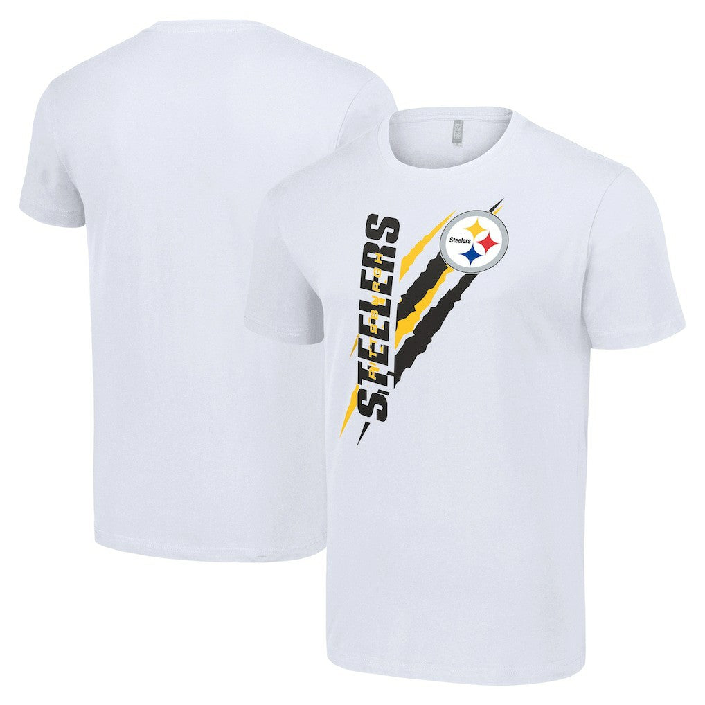 Pittsburgh Steelers Starter Color Scratch T-Shirt - White - NFL