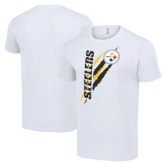 Pittsburgh Steelers Starter Color Scratch T-Shirt - White - NFL