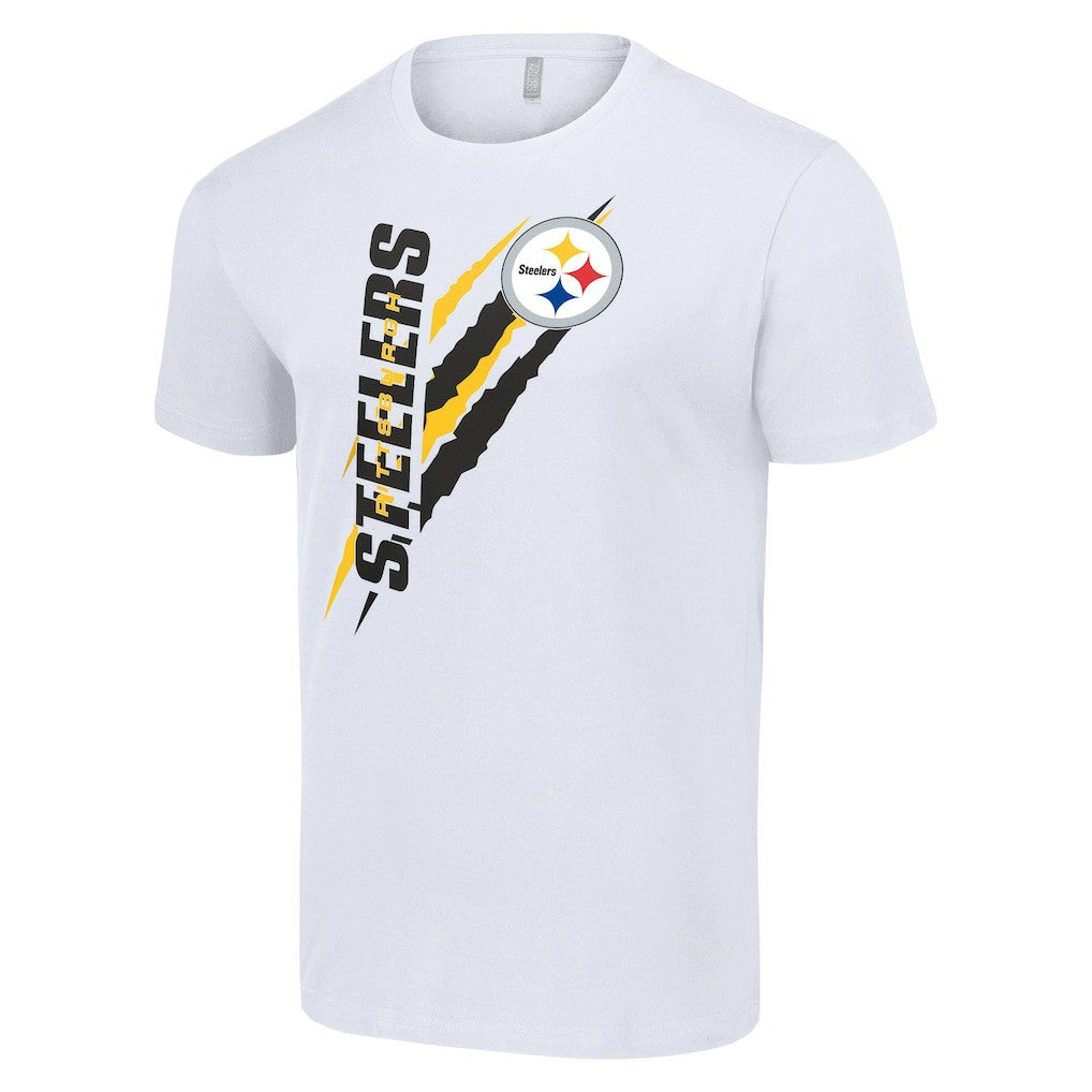 Pittsburgh Steelers Starter Color Scratch T-Shirt - White - NFL