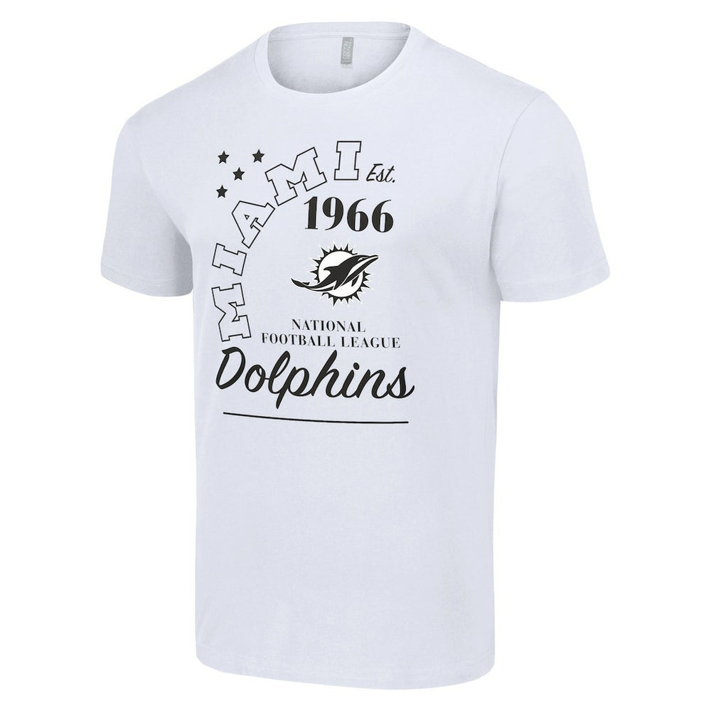Miami Dolphins Starter City Arch Team T-Shirt - White - NFL