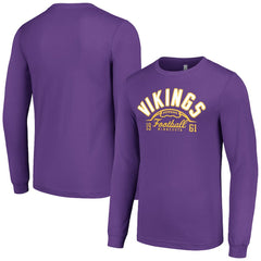 Minnesota Vikings Starter Half Ball Team Long Sleeve T-Shirt - Purple - NFL