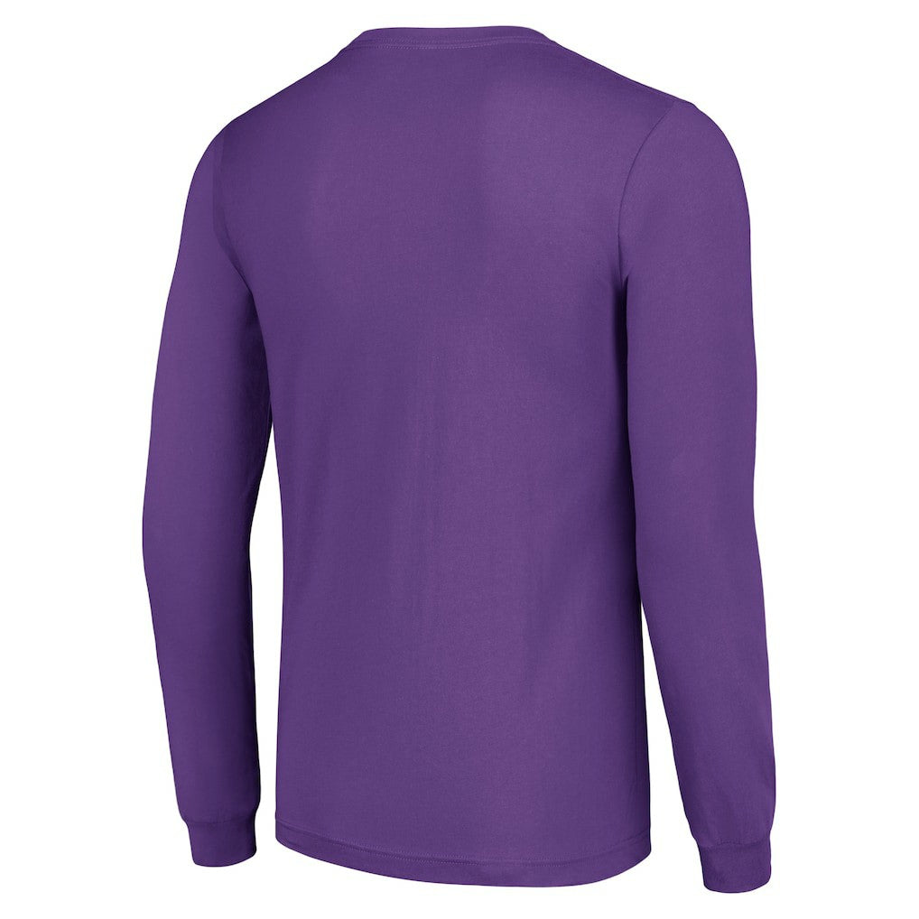 Minnesota Vikings Starter Half Ball Team Long Sleeve T-Shirt - Purple - NFL