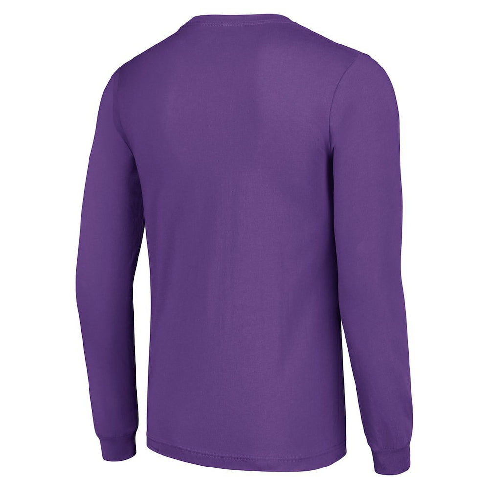 Minnesota Vikings Starter Half Ball Team Long Sleeve T-Shirt - Purple - NFL