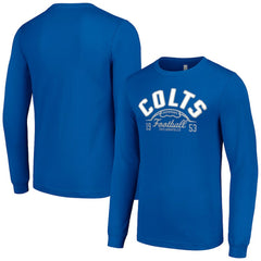 Indianapolis Colts Starter Half Ball Team Long Sleeve T-Shirt - Royal - NFL