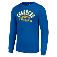 Los Angeles Chargers Starter Half Ball Team Long Sleeve T-Shirt - Royal - NFL