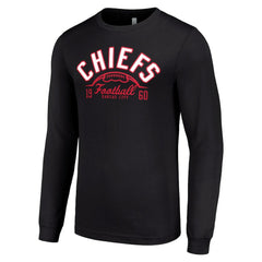 Kansas City Chiefs Starter Half Ball Team Long Sleeve T-Shirt - Black - NFL