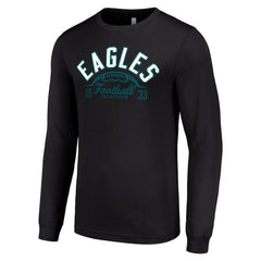 Philadelphia Eagles Starter Half Ball Team Long Sleeve T-Shirt - Black - NFL