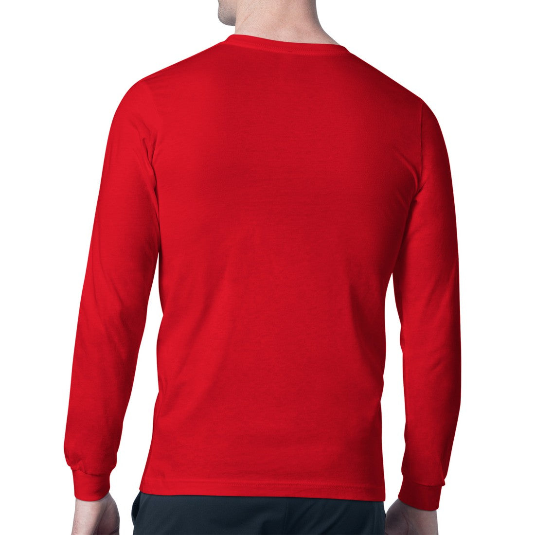 Houston Texans Starter Color Scratch Long Sleeve T-Shirt - Red - NFL