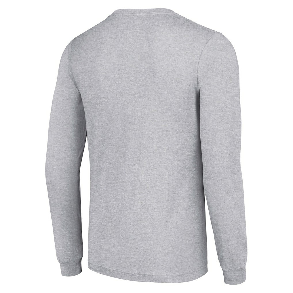 Kansas City Chiefs Starter Color Scratch Long Sleeve T-Shirt - Heather Gray - NFL