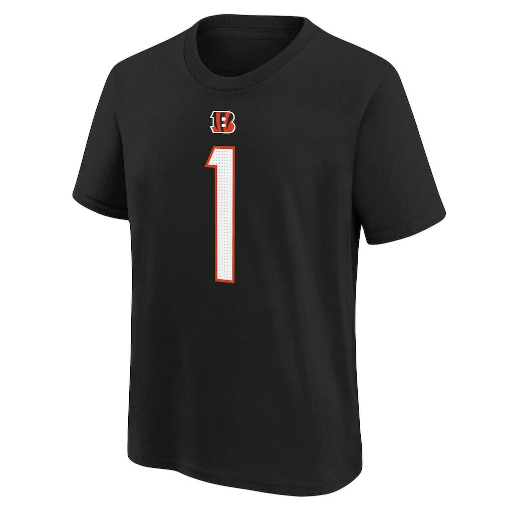 Ja'Marr Chase Cincinnati Bengals Preschool Player Name & Number T-Shirt - Black - Nike