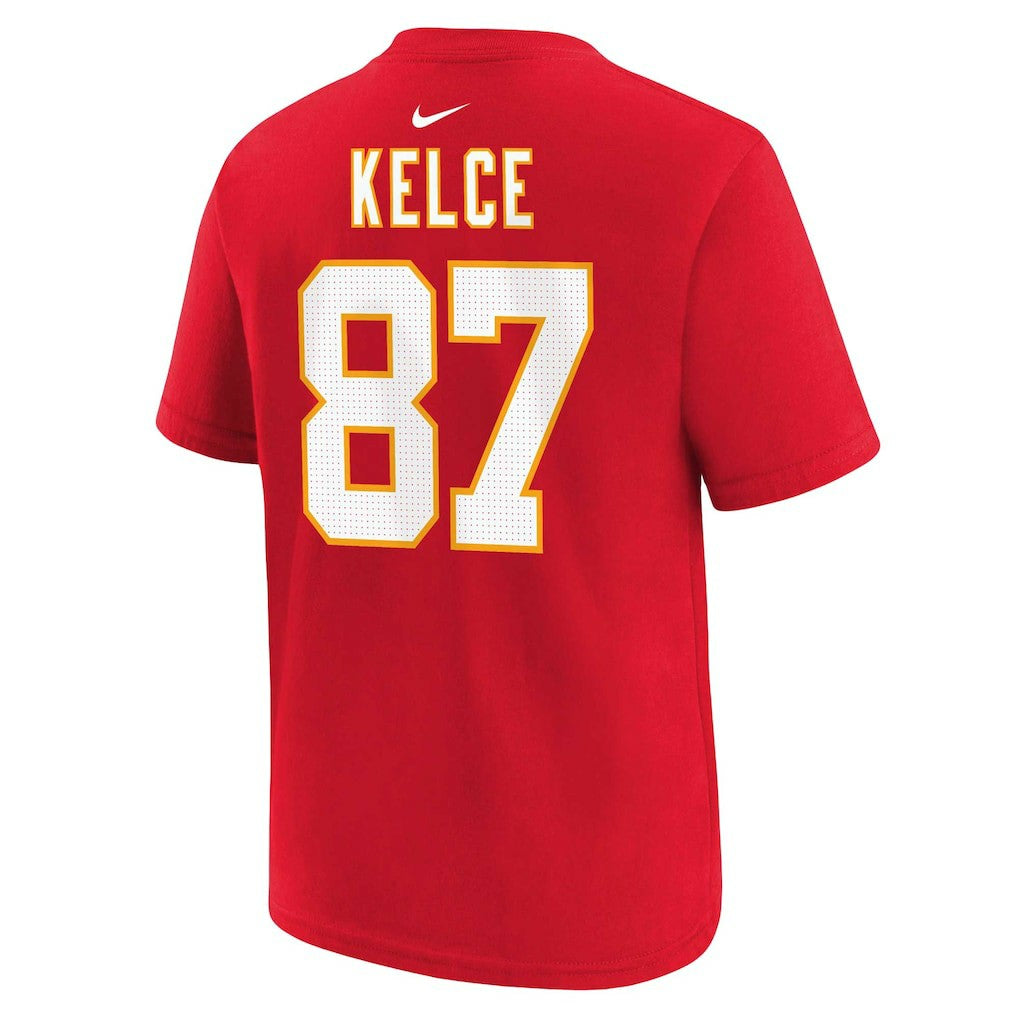 Travis Kelce Kansas City Chiefs Preschool Player Name & Number T-Shirt - Red - Nike