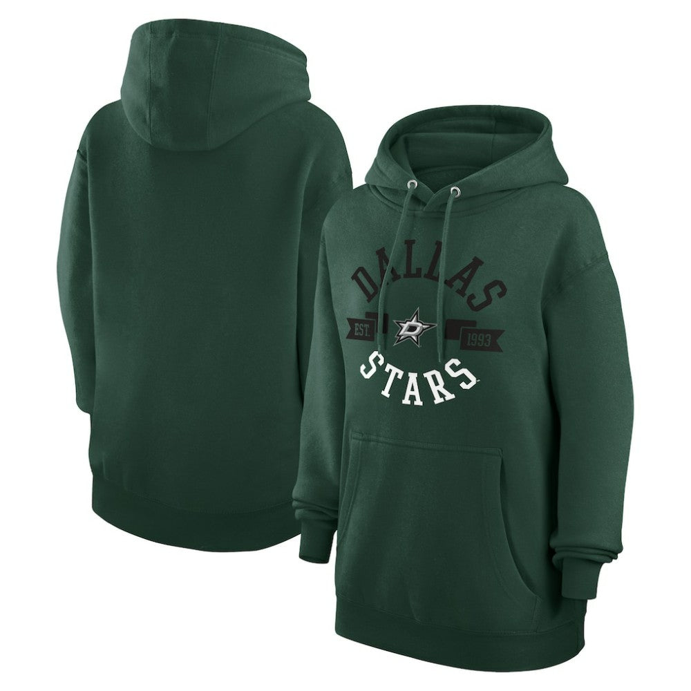 Dallas Stars G-III 4Her by Carl Banks Women's City Graphic Fleece Pullover Hoodie - Green | NHL near me