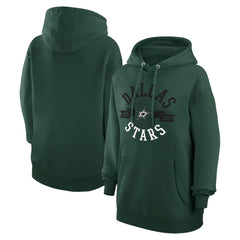 Dallas Stars G-III 4Her by Carl Banks Women's City Graphic Fleece Pullover Hoodie - Green | NHL near me