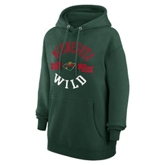 Minnesota Wild G-III 4Her by Carl Banks Women's City Graphic Fleece Pullover Hoodie - Green | NHL discount