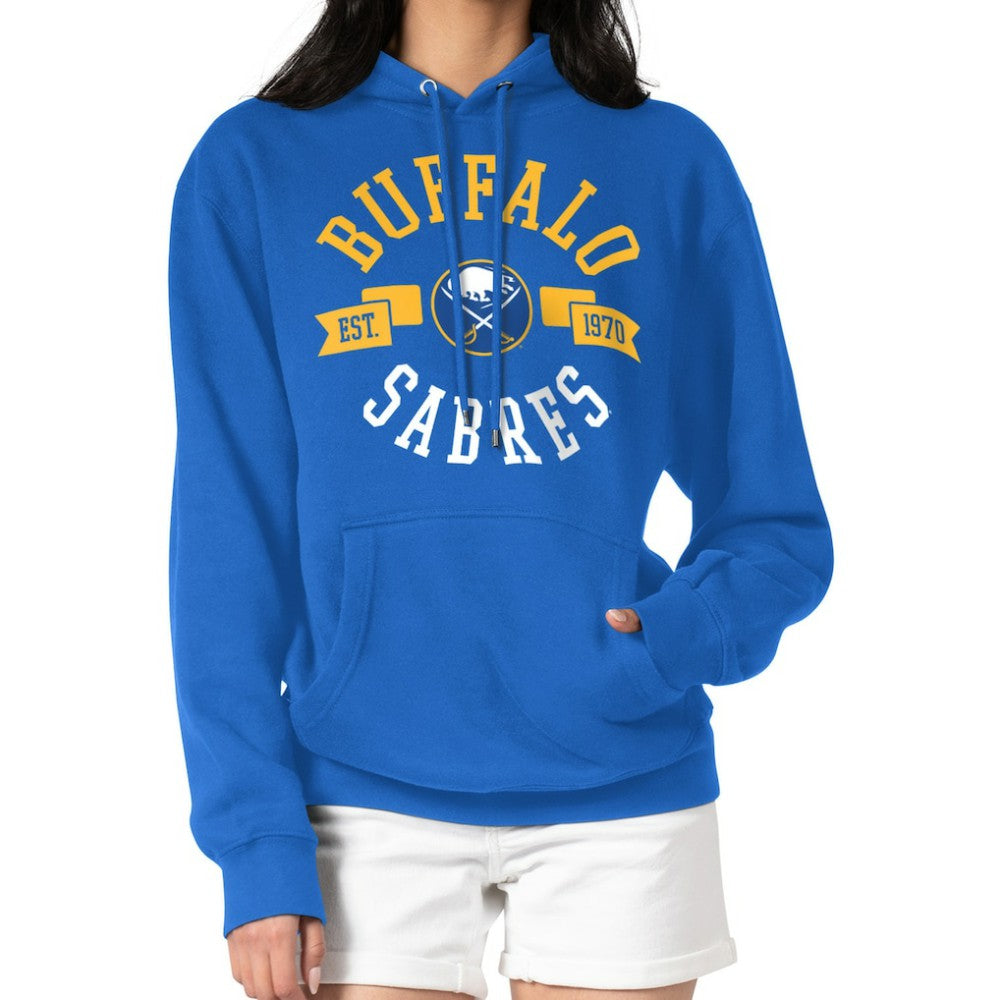 Buffalo Sabres G-III 4Her by Carl Banks Women's City Graphic Fleece Pullover Hoodie - Royal | NHL sale