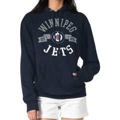 Winnipeg Jets G-III 4Her by Carl Banks Women's City Graphic Fleece Pullover Hoodie - Navy | NHL online