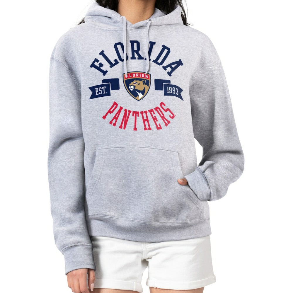 Florida Panthers G-III 4Her by Carl Banks Women's City Graphic Fleece Pullover Hoodie - Heather Gray | NHL discount