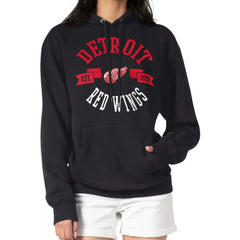 Detroit Red Wings G-III 4Her by Carl Banks Women's City Graphic Fleece Pullover Hoodie - Black | NHL online