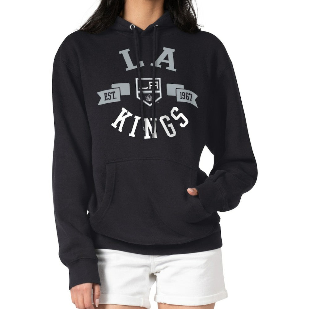Los Angeles Kings G-III 4Her by Carl Banks Women's City Graphic Fleece Pullover Hoodie - Black | NHL Clearance
