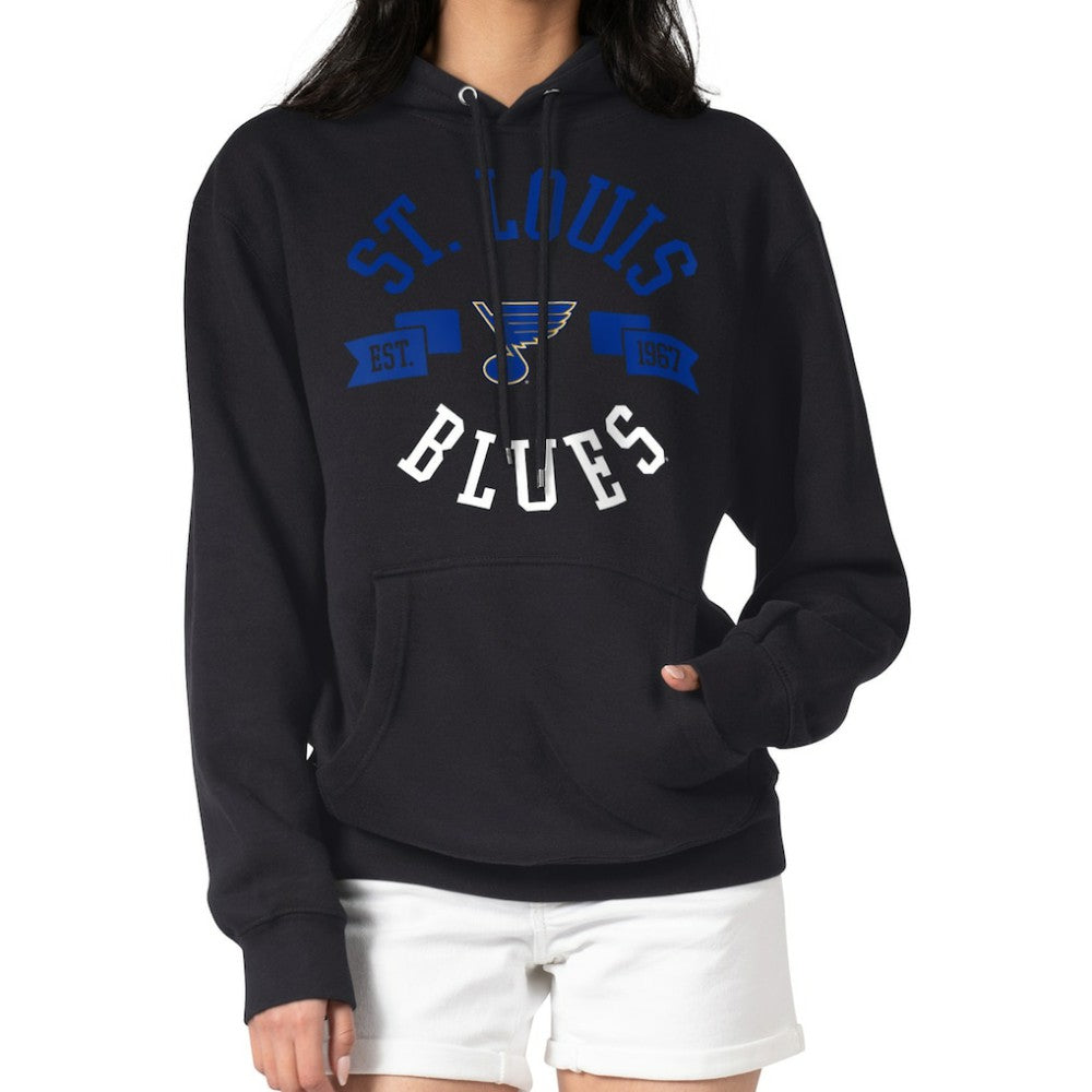 St. Louis Blues G-III 4Her by Carl Banks Women's City Graphic Fleece Pullover Hoodie - Black | NHL sale
