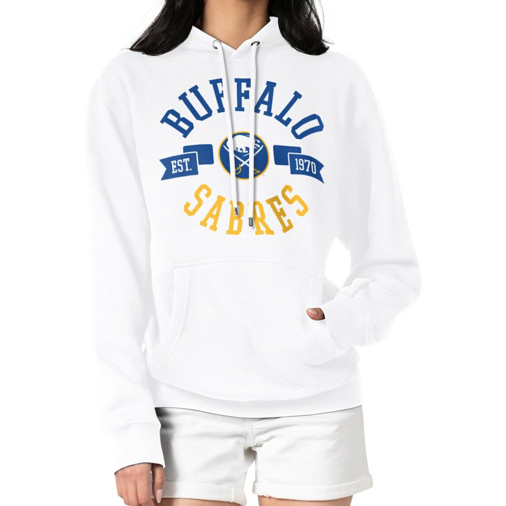 Buffalo Sabres G-III 4Her by Carl Banks Women's City Graphic Fleece Pullover Hoodie - White | NHL online