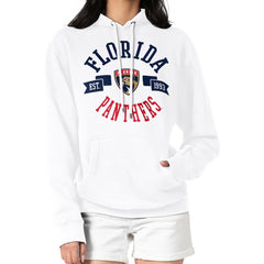 Florida Panthers G-III 4Her by Carl Banks Women's City Graphic Fleece Pullover Hoodie - White | NHL online
