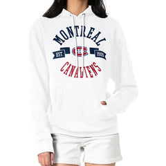 Montreal Canadiens G-III 4Her by Carl Banks Women's City Graphic Fleece Pullover Hoodie - White | NHL near me