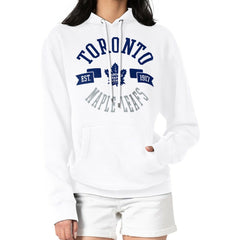 Toronto Maple Leafs G-III 4Her by Carl Banks Women's City Graphic Fleece Pullover Hoodie - White | NHL near me