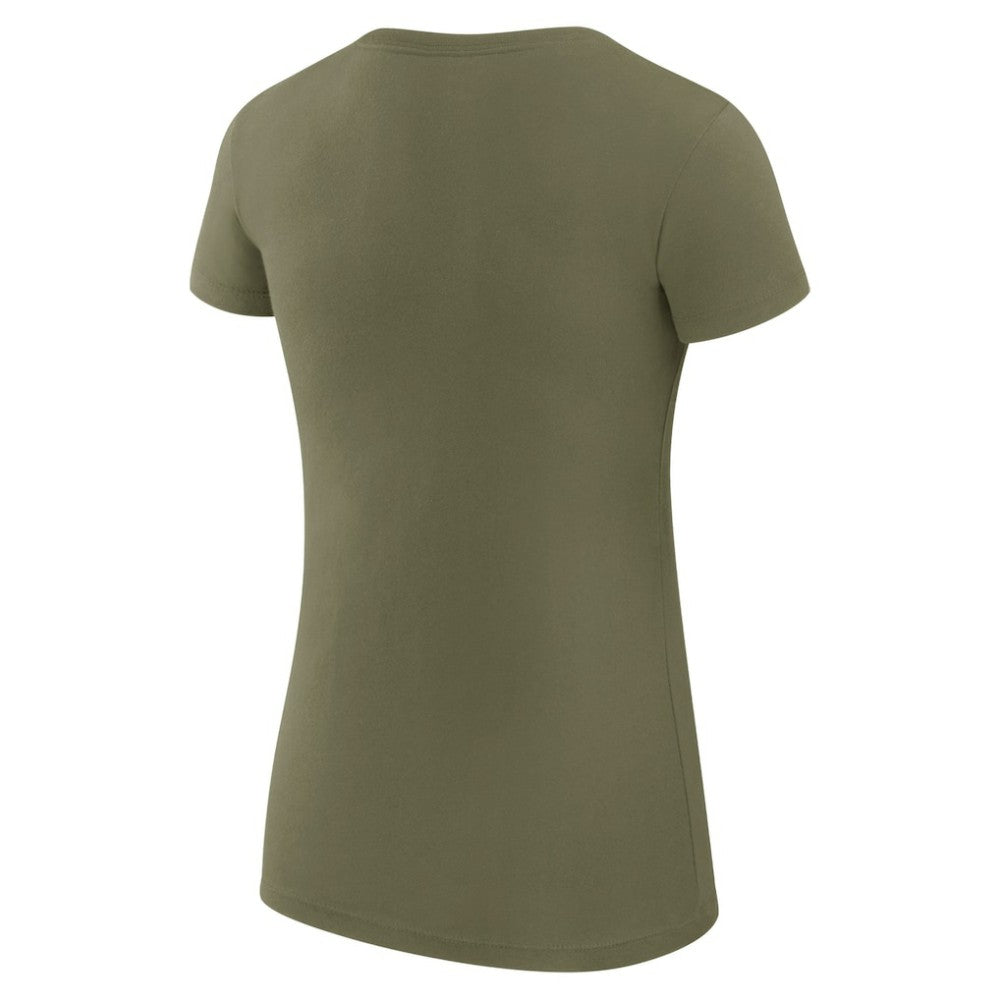 Minnesota Wild G-III 4Her by Carl Banks Women's Super-Slim Fit Lightweight City Graphic Sport Crewneck T-Shirt - Green | NHL Lifestyle
