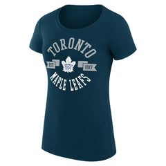 Toronto Maple Leafs G-III 4Her by Carl Banks Women's Super-Slim Fit Lightweight City Graphic Sport Crewneck T-Shirt - Navy | NHL near me