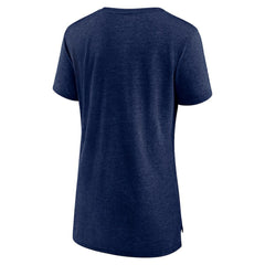 Winnipeg Jets Women's Crash the Net Tri-Blend T-Shirt - Navy | NHL online