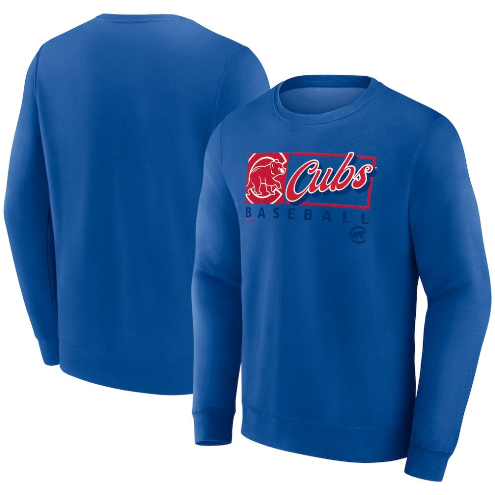 Chicago Cubs Fanatics Focus Fleece Pullover Sweatshirt Online