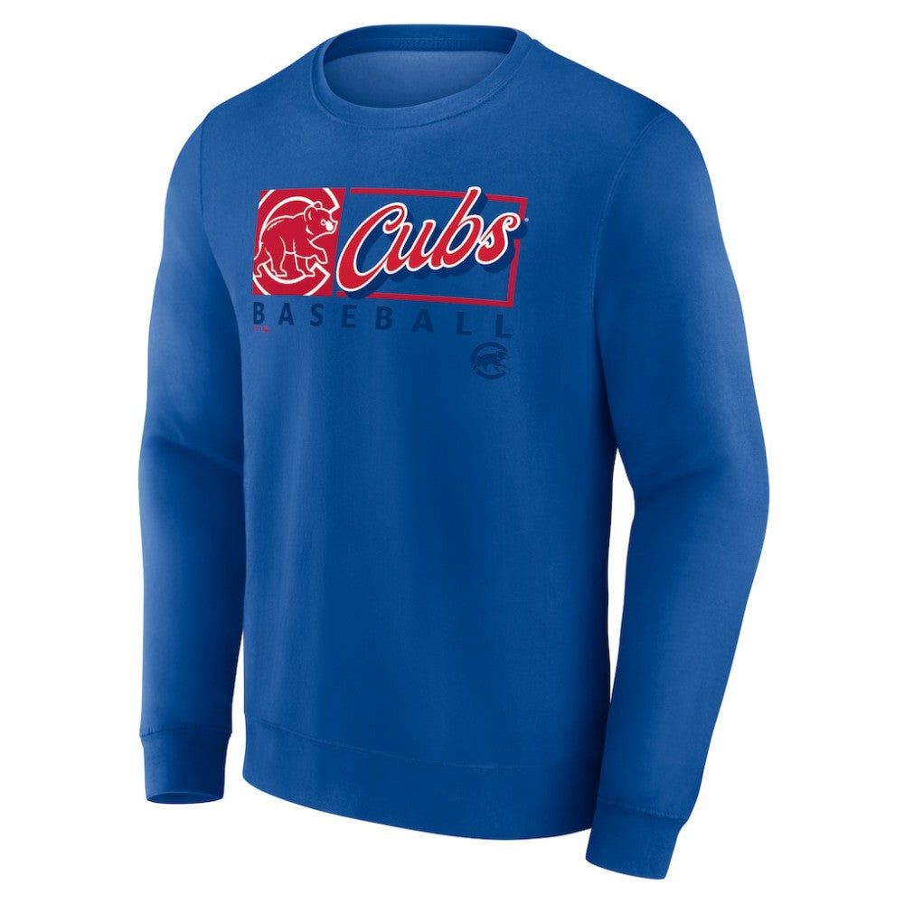 Chicago Cubs Fanatics Focus Fleece Pullover Sweatshirt Online