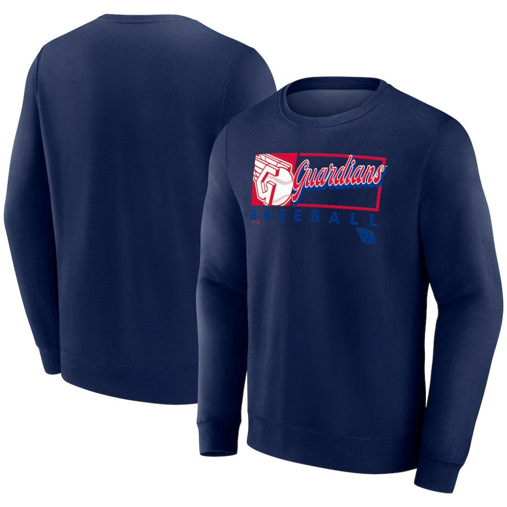 Cleveland Guardians Fanatics Focus Fleece Pullover Sweatshirt Discount