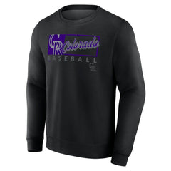 Colorado Rockies Fanatics Focus Fleece Pullover Sweatshirt Discount
