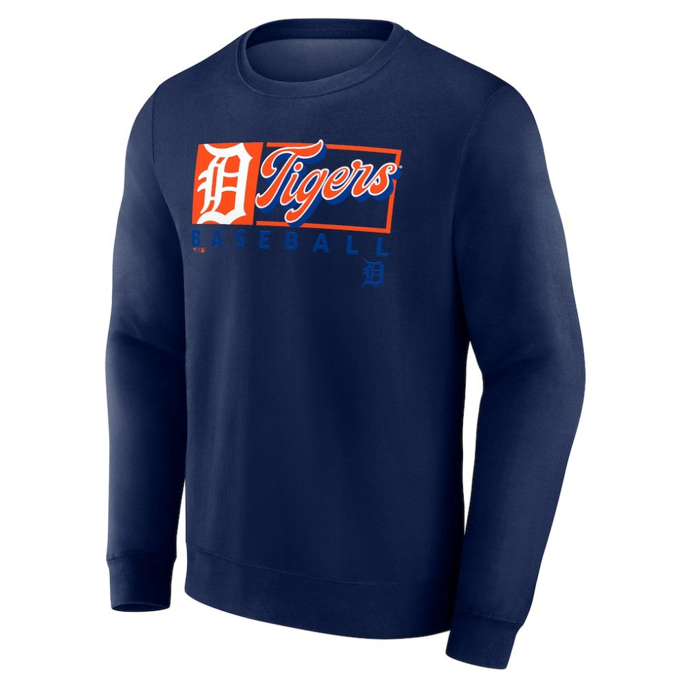 Detroit Tigers Fanatics Focus Fleece Pullover Sweatshirt Discount