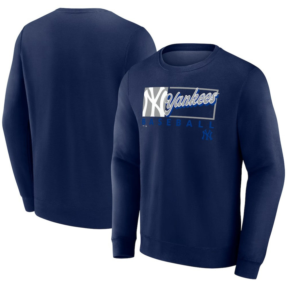 New York Yankees Fanatics Focus Fleece Pullover Sweatshirt Near Me